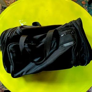 Black Briggs and Riley duffle bag